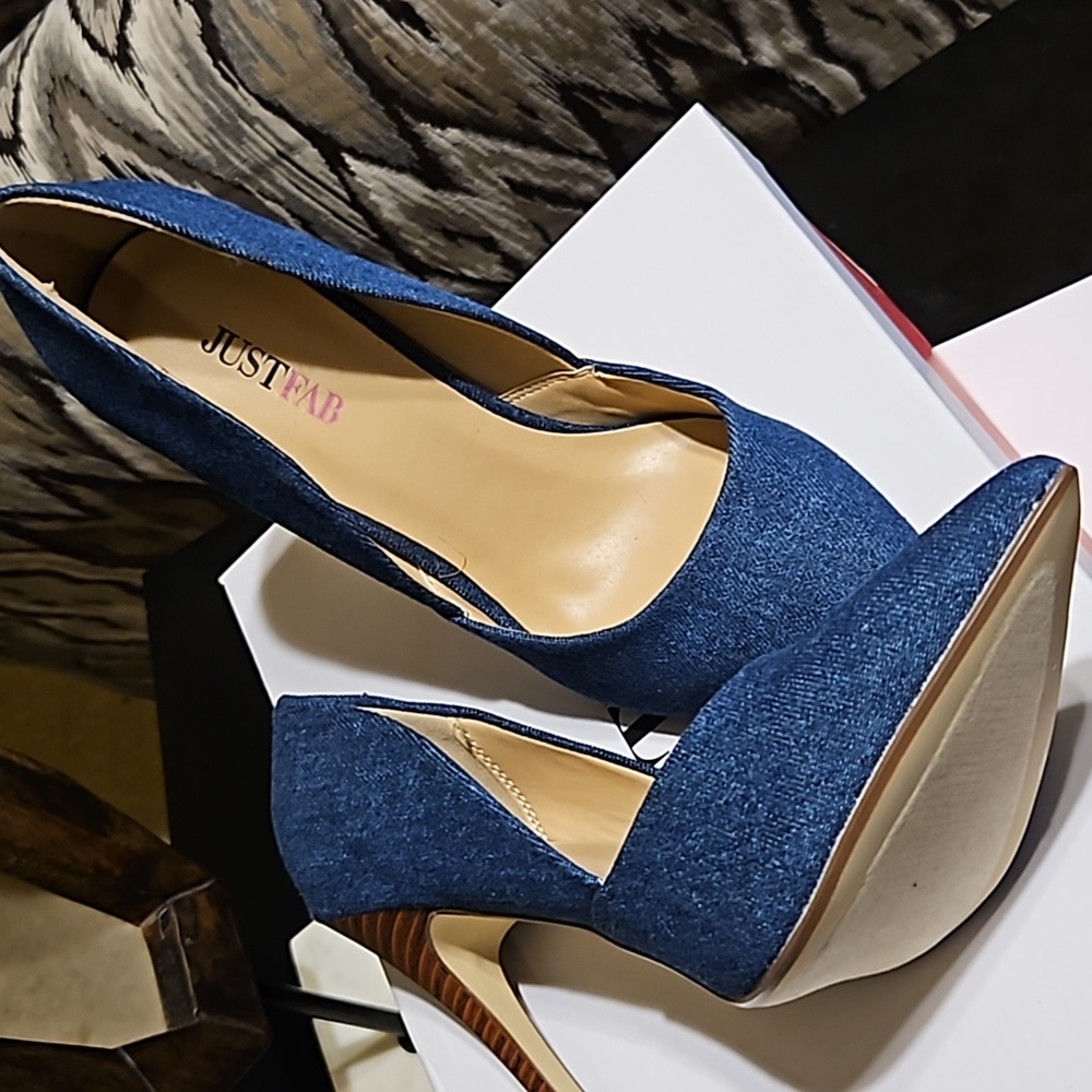 Denim Heels